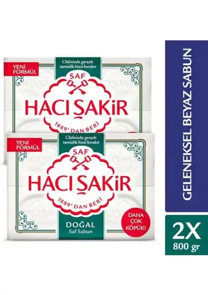 Hacı Şakir Doğal Saf Geleneksel Beyaz Sabun: Köklü Tarih ve Doğal İçerik Güvencesi