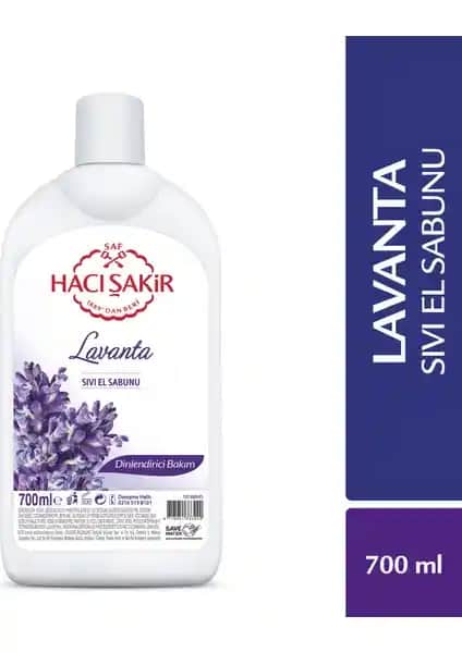 Hacı Şakir Lavanta Dinlendirici Bakım Sıvı El Sabunu: Doğal İçerik ve Rahatlatıcı Koku ile Günlük Hijyen