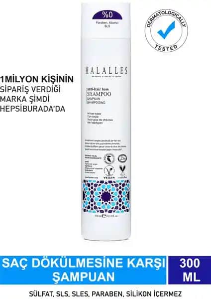 Halalles Saç Dökülmesine Karşı Şampuan: Doğal ve Güçlendirici Saç Bakım Ürünü