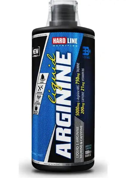 Hardline Arginine Liquid 1000 Ml Yeşil Elma Enerji ve Performans Artırıcı Takviye