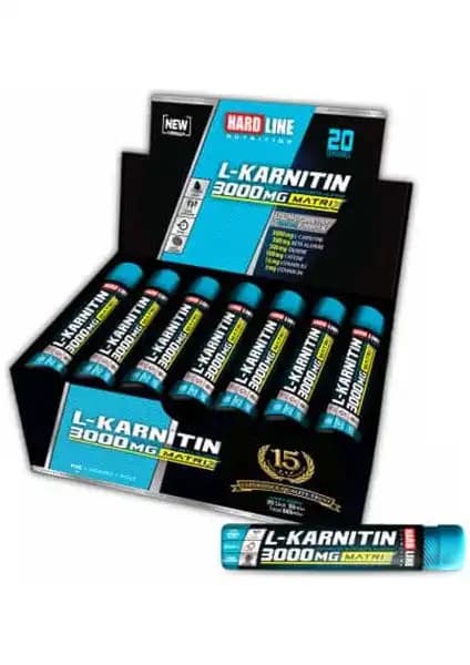 Hardline L Karnitine Matrix 3000 Mg ile Enerji ve Yağ Yakımını Destekleyen Takviye Ürünü