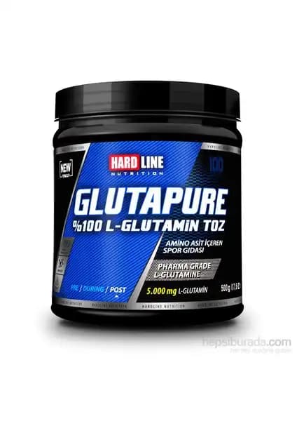 Hardline Nutrition Glutapure 500g L-Glutamin Takviyesi Kas Gelişimi ve İyileşmeyi Destekler