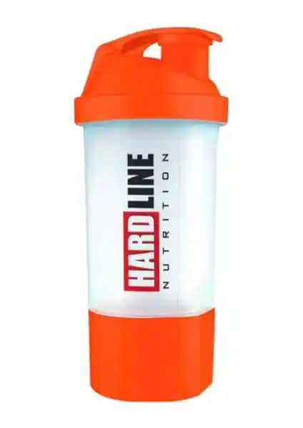 Hardline Nutrition Turuncu 600 ml Sağlıklı ve Pratik Spor ve Günlük Kullanım Shake Şişesi