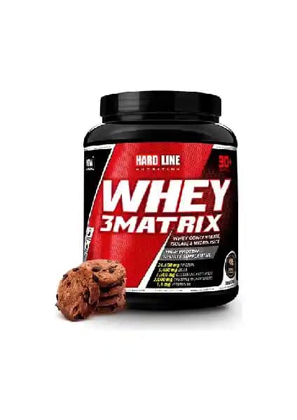 Hardline Nutrition Whey3 Matrix 908 Gr Kurabiye Aromalı Protein Tozu Sağlıklı Yaşam İçin