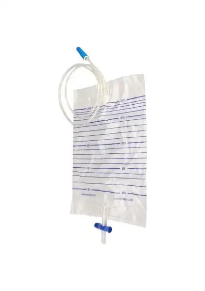 Has-pet Steril İdrar Torbası 2000 ml T Musluklu Tek Kullanımlık Hijyen Ürünü