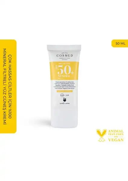 Hassas Ciltler İçin Gelişmiş Mineral SPF 50 Güneş Koruyucu Ürün Tanıtımı