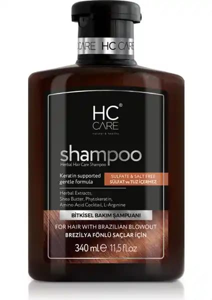 Hc Care Brezilya Fönlü Sülfatsız Şampuan Saç Sağlığını Koruyan Doğal Bakım Ürünü