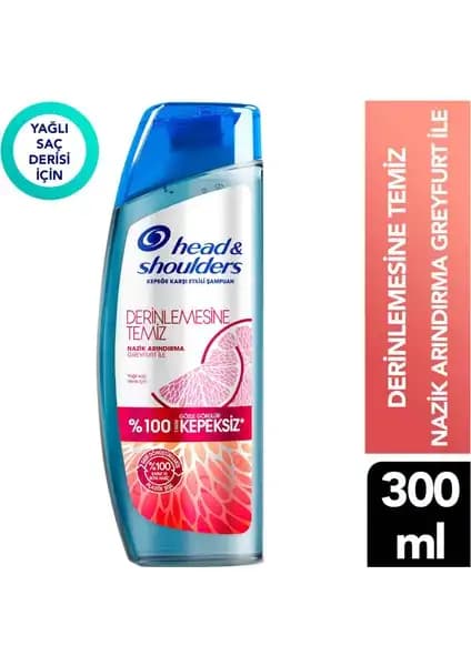 Head&Shoulders Greyfurt Şampuanı: Kepek Kontrolü ve Derinlemesine Temizlik İçin Uygun