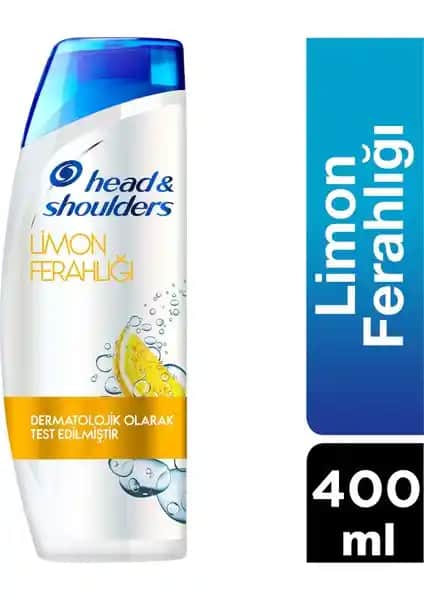 Head & Shoulders Kepek Şampuan Limon Ferahlığı 400 ml ile Kepeğe Karşı Etkili ve Ferahlatıcı Bakım