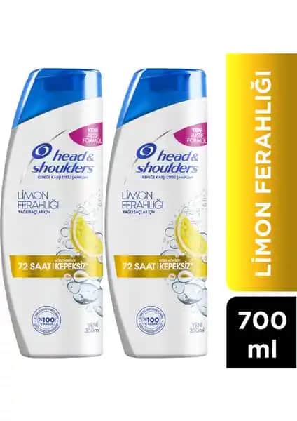 Head&Shoulders Limon Ferahlığı Kepeğe Karşı Şampuan Saç Sağlığı ve Temizliği İçin Uygun
