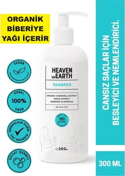 Heaven On Earth HonE VEGAN %100 Doğal ve Organik Saç Şampuanı Saç Sağlığını Destekler