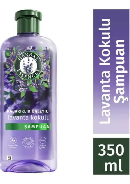 Herbal Essences Kabarıklık Önleyici Lavanta Kokulu Şampuan Doğal İçeriklerle Saç Düzleştirici ve Rahatlatıcı