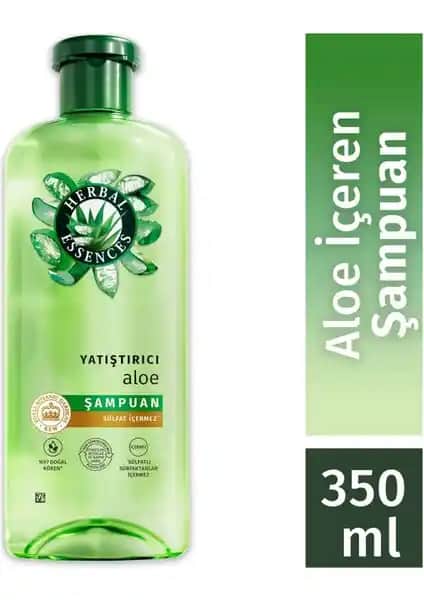 Herbal Essences Sülfatsız Aloe İçeren Şampuan ile Sağlıklı ve Nemli Saçlara Doğal Bakım