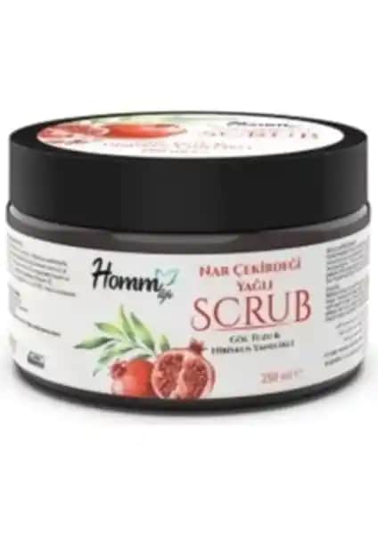Homm Hommcozmetic Nar Çekirdeği Yağılı Scrub: Doğal İçeriklerle Cilt Yenileme ve Canlandırma