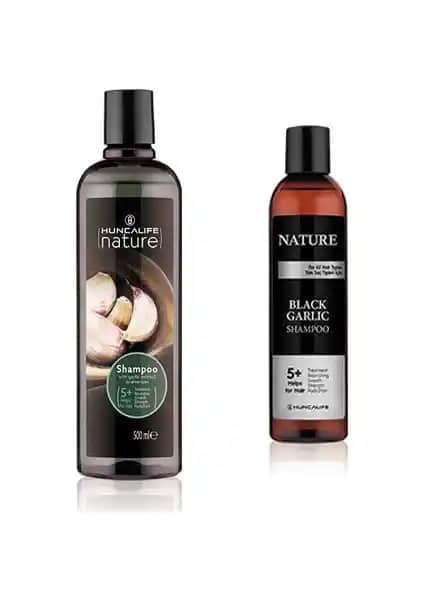 Huncalife Sarımsaklı Şampuan Serisi Saç Sağlığı ve Hacim Artırıcı Çözüm