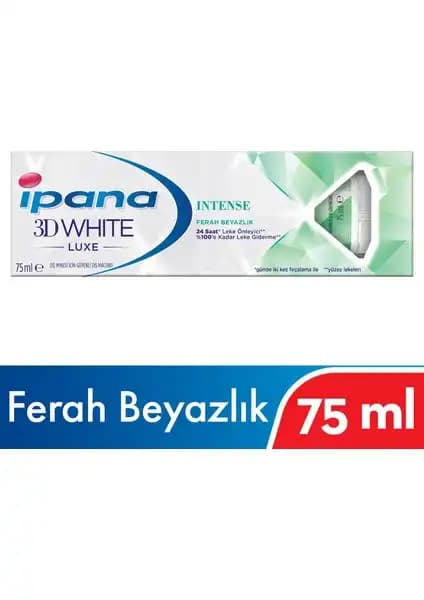 İpana 3D White Luxe Intense Diş Macunu ile Günlük Ağız Bakımında Etkili Sonuçlar