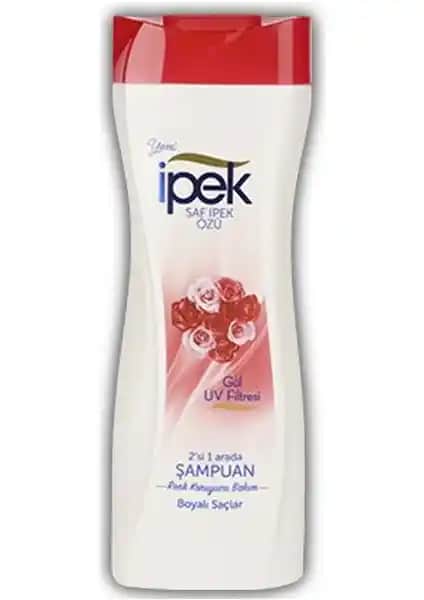 İpek Ipek Boyalı Saçlar İçin Gül Özlü 2'li 1 Arada Şampuan - Renk Koruma ve Parlaklık