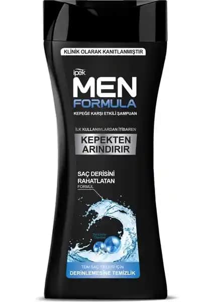 İpek Ipek Men Formula Kepeğe Karşı Etkili Erkekler İçin Güçlü ve Güvenilir Şampuan