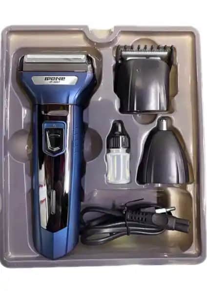 Ipone 3 Başlıklı Çok Fonksiyonlu Tıraş Makinesi Erkek Bakımı İçin Profesyonel Seçenek
