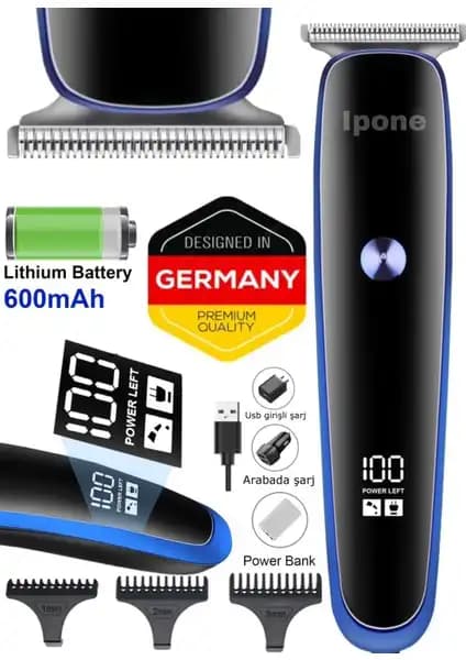Ipone X-Man Tıraş Makinesi Profesyonel ve Kişisel Kullanım İçin Yüksek Performanslı Cihaz