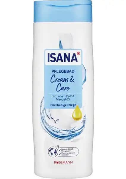 Isana Duş Jeli Krem ve Bakım Banyosu: Hassas ve kuru ciltler için doğal bakım çözümü