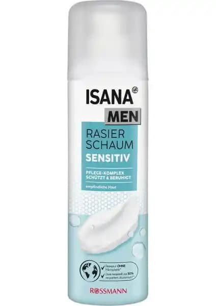 Isana Men Hassas Tıraş Köpüğü 300 ml: Hassas Erkekler İçin Güvenli ve Konforlu Bakım