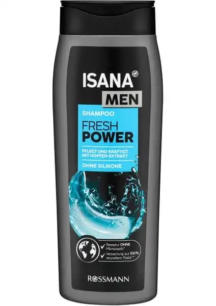 Isana Men Silikonsuz Ekstra Enerji Şampuanı ile doğal ve güçlendirilmiş saç bakımı