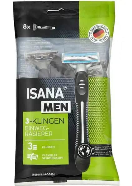 Isana Men Tıraş Bıçağı Günlük Kullanım İçin Güvenilir ve Konforlu Çözüm