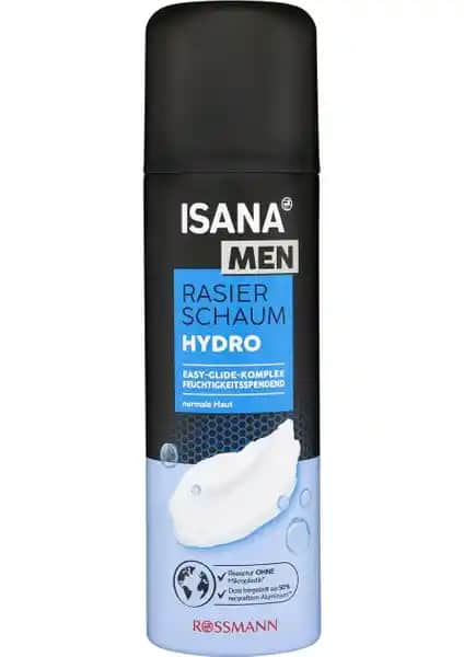 Isana Men Tıraş Köpüğü Hydro 300 ml Erkekler İçin Cilt Dostu ve Konforlu Tıraş Deneyimi