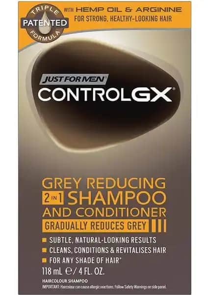Just For Men Controlgx Gri Saçları Koyulaştıran 2in1 Şampuan Erkekler İçin Etkili Saç Bakım Ürünü