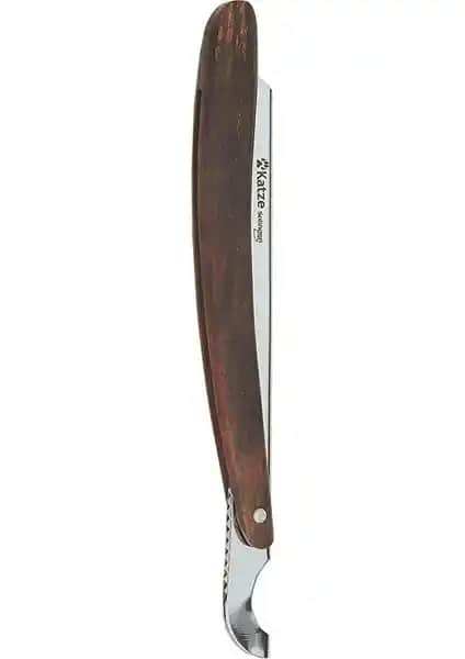 Katze Solingen U-002 Ahşap Saplı Türk Ustura Modern Tasarım ve Güçlü Performans