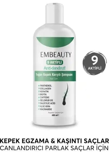 Kepek Karşıtı 9 Aktifli Şampuan: Saç Derisini Ferahlatan ve Kepekle Mücadele Eden Ürün