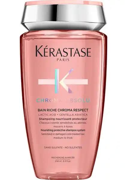 Kerastase Chroma Absolu Bain Riche: Boyalı Saçlar İçin Renk Koruma ve Sağlık Sağlayan Şampuan
