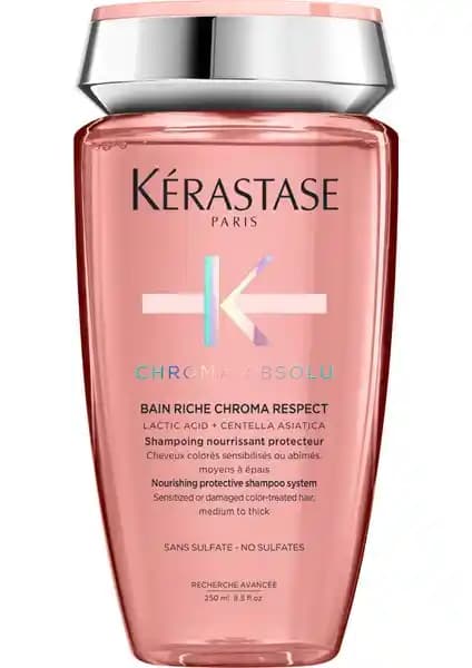 Kerastase Chroma Absolu Bain Riche: Boyalı Saçlar İçin Renk Koruma ve Sağlık Sağlayan Şampuan