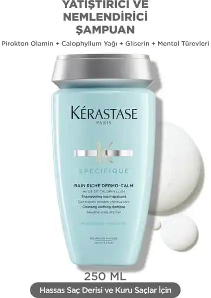 Kerastase Specifique Bain Dermocalm Riche: Hassas ve Kuru Saç Derisi İçin Uygun Şampuan