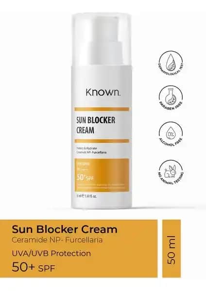 Known Güneş Koruyucu Yüz Kremi 50+ SPF Güçlü UV Koruma ve Günlük Kullanım İçin