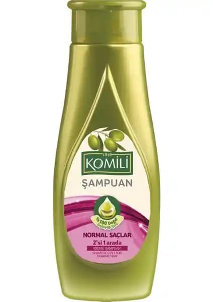 Komili Normal Saçlar İçin 2'si Bir Arada Kremli Şampuan Doğal İçeriklerle Sağlıklı ve Parlak Saçlar