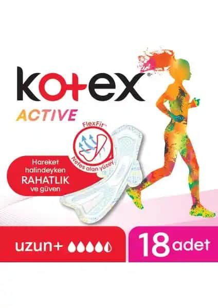 Kotex Active Uzun Ped: Günlük Konfor ve Güvenlik İçin Modern Hijyen Ürünü