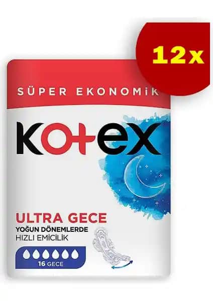 Kotex Gece Ultra Hijyenik Ped: Yüksek Emicilik ve Konfor Sağlayan Güvenilir Gece Koruması