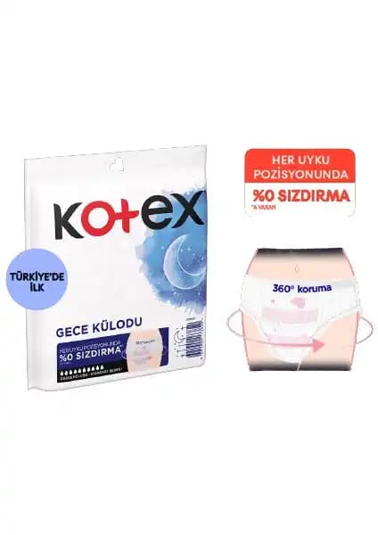 Kotex Regl Gece Külodu: Yoğun Dönemlerde Güvenli ve Konforlu Uyku Sağlayan İç Giyim Çözümü