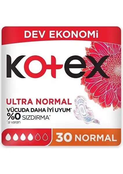 Kotex Ultra Dev Ekonomik Normal Pedler: Günlük Kullanım İçin Güvenilir ve Konforlu Çözüm