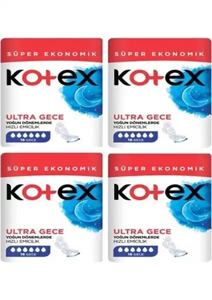 Kotex Ultra Quadro Süper Eko Gece: Maksimum Koruma ve Konfor Sunan Hijyen Ürünü