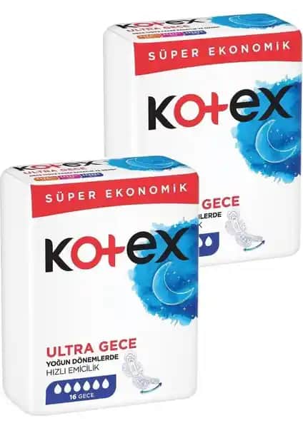 Kotex Ultra Quadro Süper Eko Gece Pedleri: Yüksek Emicilik ve Güvenli Koruma İçin En İyi Seçenek