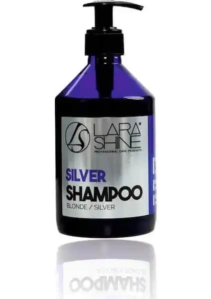 Kuaf Lara Shine Profesyonel Blonde Silver Mor Şampuan ile Saç Renk Koruma ve Parlaklık Artışı