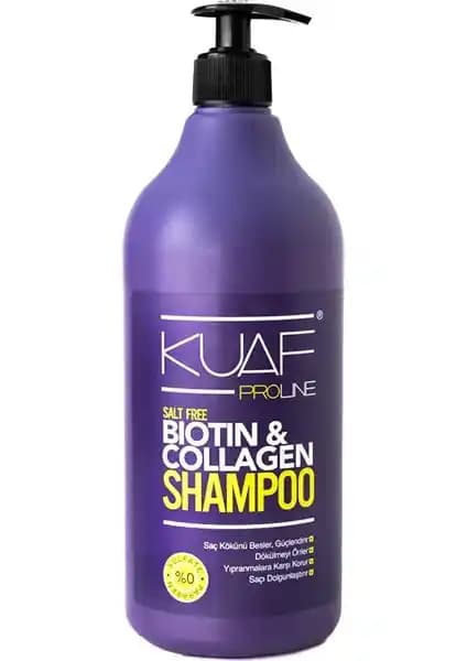 Kuaf Tuzsuz Sülfatsız ve Biotin İçerikli Şampuan Saç Güçlendirme ve Bakım İçin Uygun