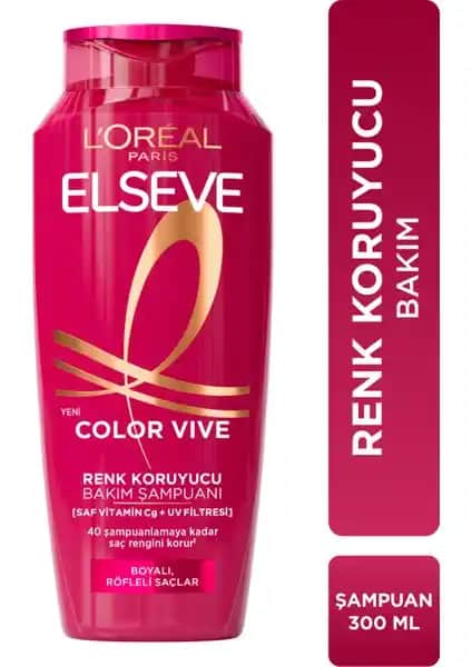 L'Oréal Elseve Colorvive Renk Koruyucu Şampuanı: Saç Rengini Koruyan ve Parlaklık Sağlayan Bakım Ürünü