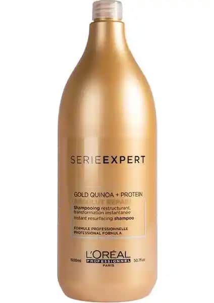 L'Oréal Professionnel Abs Repair Gold Quinoa Protein Şampuanı ile Saçlarınızda Derin Onarım ve Parlaklık