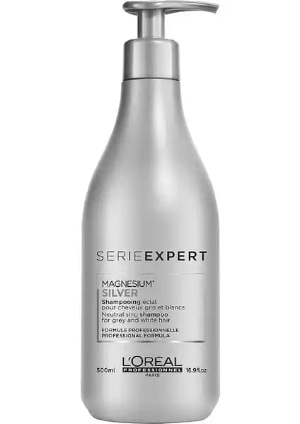 L'Oréal Professionnel Silver Şampuan 500ml: Renk Koruma ve Parlaklık Sağlayan Saç Bakım Ürünü