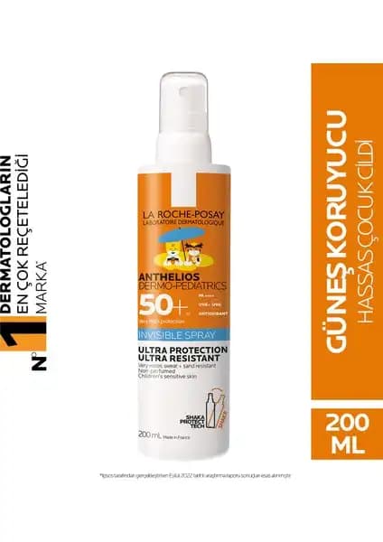 La Roche-Posay Anthelios Dermo Pediatrics SPF50+ Sprey: Çocuklar İçin Güvenli Güneş Koruma Çözümü