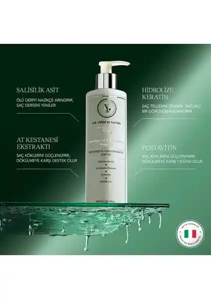 Lab Verde Di Natura Scalpus Remedy Kepek ve Saç Dökülmesine Karşı Doğal Bakım Şampuanı